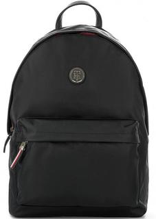 Черный рюкзак на молнии Tommy Hilfiger