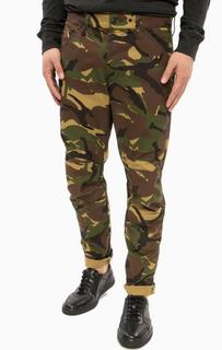 Зауженные джинсы с камуфляжным принтом G Star RAW