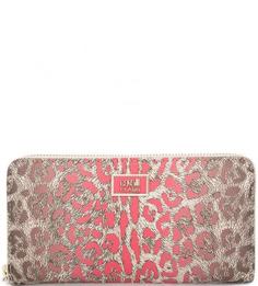 Кошелек на молнии с животным принтом Cavalli Class