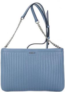 Маленькая кожаная сумка через плечо Dkny