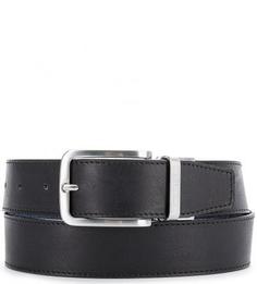 Двусторонний ремень из кожи и текстиля Trussardi Jeans