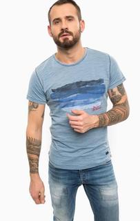 Хлопковая футболка с принтом Pepe Jeans