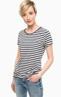 Хлопковая футболка в полоску Hilfiger Denim