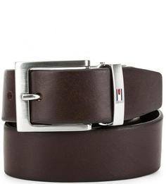 Кожаный ремень со съемной пряжкой Tommy Hilfiger