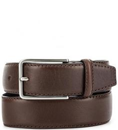 Коричневый кожаный ремень Tommy Hilfiger