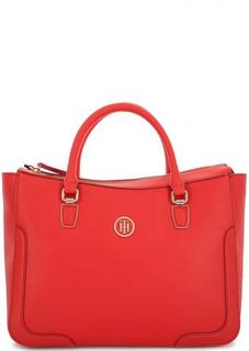 Однотонная сумка с двумя ручками Tommy Hilfiger