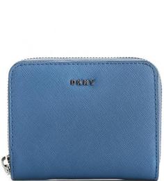 Кожаный кошелек с одним отделом для купюр Dkny