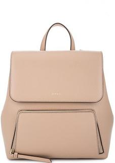 Кожаный рюкзак с откидным клапаном Dkny