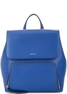 Кожаный рюкзак с откидным клапаном Dkny