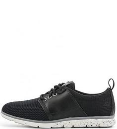 Текстильные кроссовки с кожаными вставками Timberland