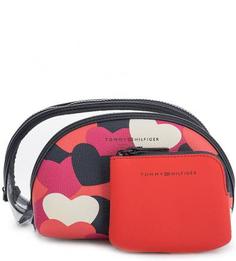 Набор из двух косметичек с дополнительным кошельком Tommy Hilfiger