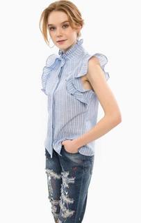 Рубашка из хлопка в полоску Glamorous