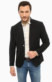 Синий трикотажный пиджак Selected