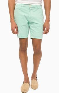 Шорты из хлопка мятного цвета Scotch&Soda