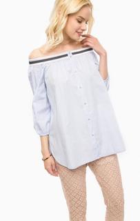 Хлопковая блуза в полоску Kocca