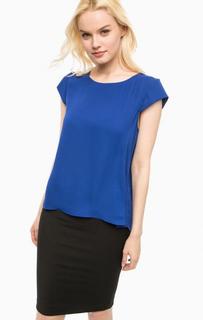 Синяя блуза с короткими рукавами Kocca
