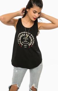 Черная хлопковая майка с кулоном Scotch&Soda