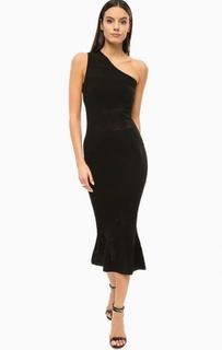 Длинное черное платье без рукавов Marciano Guess