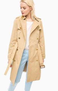 Бежевый тренчкот с металлическим декором Michael Michael Kors