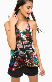Трикотажный топ на тонких лямках Scotch&Soda