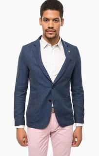 Хлопковый пиджак с накладными карманами Scotch&Soda