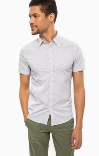 Синяя рубашка в полоску Scotch&Soda