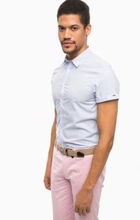 Хлопковая приталенная рубашка Scotch&Soda