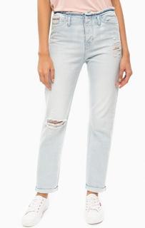 Рваные джинсы с принтом Calvin Klein Jeans