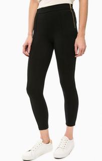 Зауженные черные брюки Only