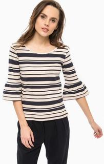 Джемпер с рукавами три четверти в полоску Only