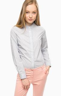 Хлопковая рубашка в полоску S.Oliver