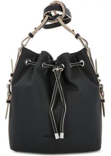 Черная сумка на кулиске Armani Jeans