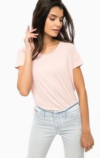Розовая трикотажная футболка Calvin Klein Jeans