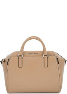 Коричневая сумка с короткими ручками Armani Jeans