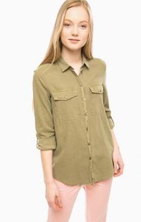 Хлопковая рубашка с двумя карманами S.Oliver