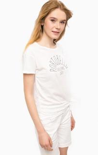 Белая футболка с короткими рукавами Pepe Jeans