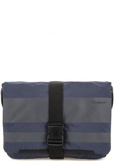 Вместительная текстильная сумка с широким плечевым ремнем Strellson