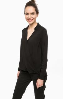 Черная блуза с длинными рукавами Alcott