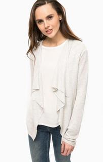 Короткий серый кардиган Mustang