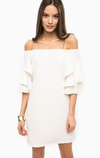 Короткое платье молочного цвета Marciano Guess