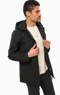 Темно-синяя парка со съемным капюшоном Scotch&Soda