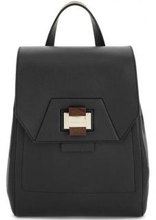 Черный рюкзак из натуральной кожи Gironacci