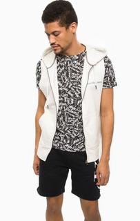 Серая хлопковая толстовка без рукавов Calvin Klein Jeans