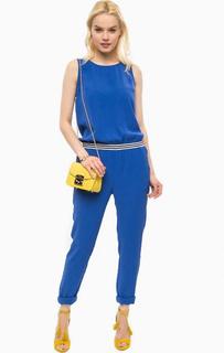 Синий комбинезон с резинкой на талиии Kocca