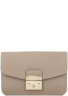 Кожаный клатч с откидным клапаном Furla