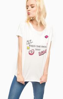 Хлопковая футболка оверсайз Kocca