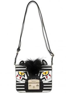 Маленькая кожаная сумка через плечо Furla