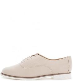 Бежевые кожаные полуботинки Aldo