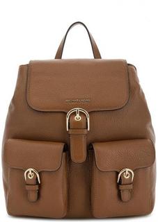 Кожаный рюкзак с откидным клапаном Michael Michael Kors