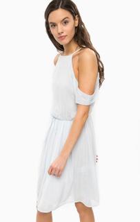 Голубое платье из вискозы Patrizia Pepe